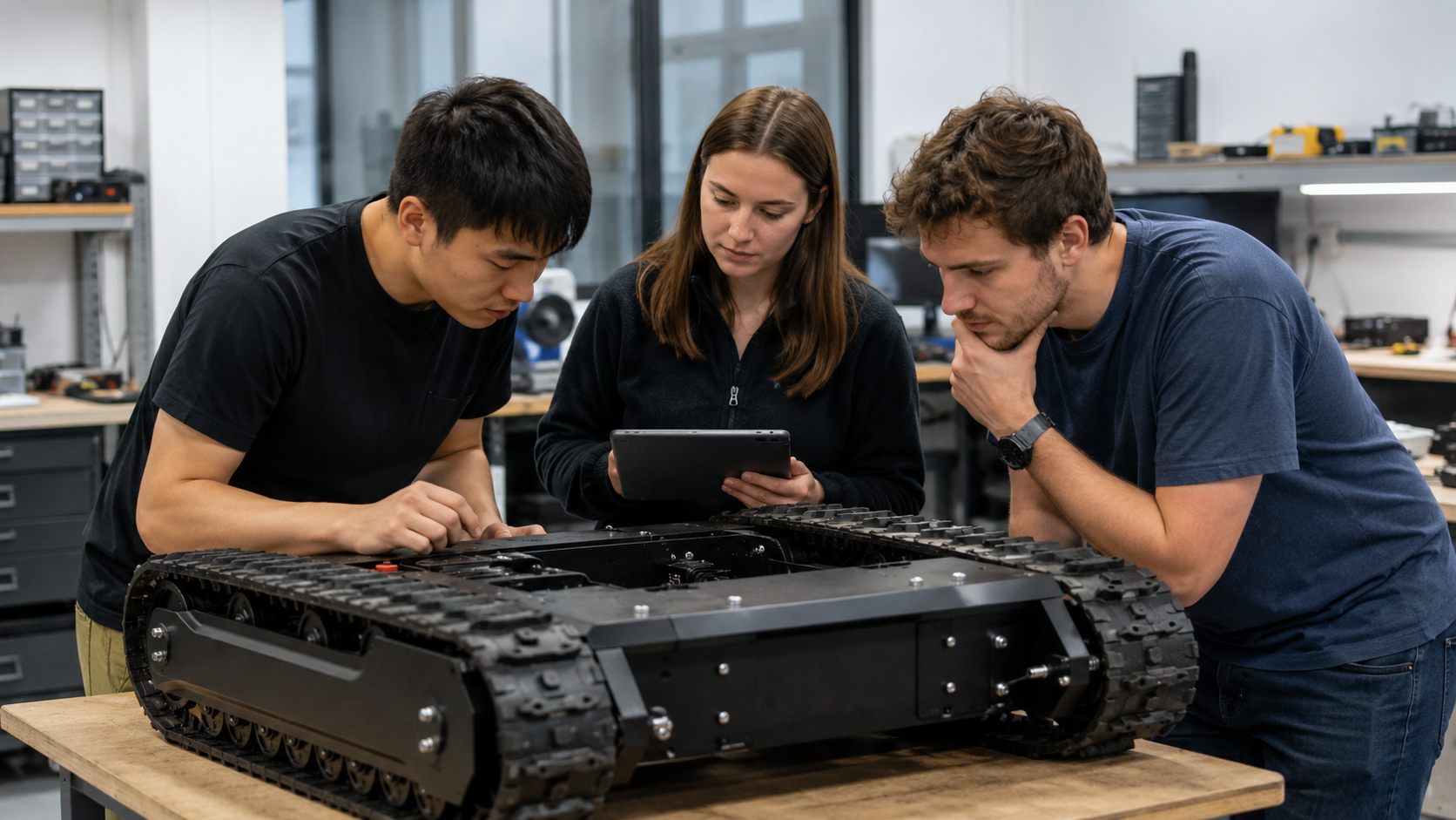 Engineering review for tracked platform development