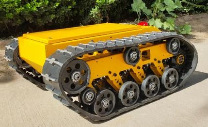 Heavy Duty Yellow Tracked Platform